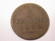 J09 Preussen  3 Pfennig 1833 A in ss  Originalbilder