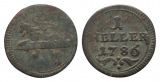 Altdeutschland; Bamberg, 1 Heller 1786