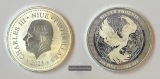 Niue 2 Dollars 2025 Charles III Phoenix FM-Frankfurt Feinsilbe...
