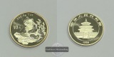 China  10 Yuan 1998  Panda   FM-Frankfurt  Feinsilber: 31,1g