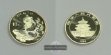 China  10 Yuan 1998  Panda   FM-Frankfurt  Feinsilber: 31,1g