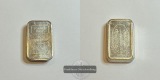 U.S.V.I Silberbarren 1 Oz FM-Frankfurt Feinsilber: 31g