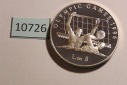 10726 Malta 1996 - 5 Liri - Fußball WM - 31,47 g SILBER 0.925