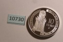 10730 Malta 2008 - 10 Euro - Auberge de Castille - 28,28 g SIL...