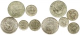 Schweden: Kleines Silberlot von 5 Münzen ab 1943, 20,1 gr. Br...