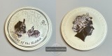 Australien  10 Dollar  Jahr des Hasens 2011 KM#1478 FM-Frankfu...