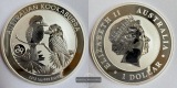 Australien 1 Dollar Kookaburra 2013 PRIVY-Snake FM-Frankfurt K...