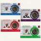 4x Coincard mit Briefm *Papst Franziskus I.* Vatikan alle Ausg...