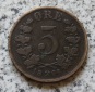 Norwegen 5 Öre 1896