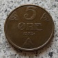 Norwegen 5 Öre 1928