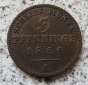 Preussen 3 Pfennig 1866 A