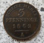 Preussen 3 Pfennig 1862 A