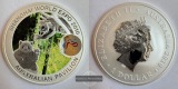 Australien 1 Dollar (World Expo) Panda & Koala 2010 Koloriert ...