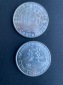Portugal, 2 x 50 Escudos, stgl.,1968,1970, Sondermünzen S36 g...