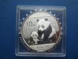 China Silbermünze 2012, WWF Panda, 10 Yuan 1oz 999er Silber