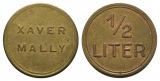 Bayern, Au, Xaver Mally, 1/2 Liter; Menzel 851.2