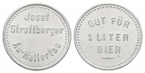 Bayern, Au-Hallertau Josef Strassberger, Gut für 1 Liter Bier...