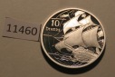 11460 Andorra 1996 - 10 Diners PROOF - Segelschiff - 31,47 g S...