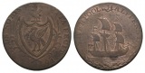 Großbritannien Liverpool, Token 1/2 Halfpenny 1791, Kupfer
