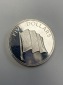 gujo68 - Bahamas 5 Dollars Flagge 1974, Silber