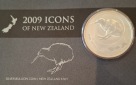 New Zealand Silver Dollar Kiwi 2009 in Coincard