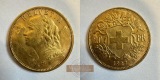 Schweiz 20 Francs Vreneli 1927 (1897-1935) MM-Frankfurt KM#35....