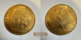 Frankreich 10 Francs 1907 (1899-1914) MM-Frankfurt KM#846 Fein...