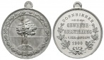 Medaille 1900; Dornbirner Gewerbeaustellung; Zinn, gehenkelt; ...