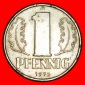 Ⰿ HAMMER UND ZIRKEL (1960-1990): DEUTSCHLAND DDR ★ 1 PFENN...