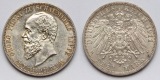     Kaiserreich Schaumburg-Lippe 3 Mark Georg stgl. PRACHTSTÜCK