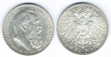 SZAIVERT KAISERREICH BAYERN LUITPOLD 2 MARK 1911