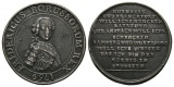 Bronzemedaille Friedrich Wilhelm II; alter Guß, 17,33 g, Ø 4...