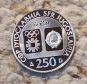 Jugoslawien 250 Dinara 1983, SILBER, XIV Olympische Winterspie...