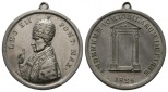 Zinnmedaille 1826, Papst Leo XIII.; gehenkelt, 16,88 g; Ø 38,...
