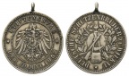 Schützenmedaille 1852; versilberte Bronze, tragbar, 7,87 g; �...
