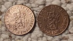 Niederländisch-Indien 2 x 2 1/2 Cent 1945