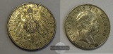 Königreich Sachsen 2 Mark 1903 FM-Frankfurt Feinsilber:9.99g