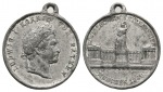 Ludwig I. Koenig von Bayern, Zinnmedaille 1888; 9,00 g; Ø 30,...