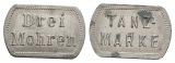 Bayern, Augsburg; Drei Mohren, Tanz-Marke; Menzel 955.1