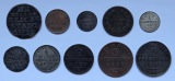 Altdeutschland: Lot aus 10 Kleinmünzen