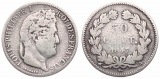 France, Second Kingdom, Louis Philippe I, 50 Centimes Silver 1...