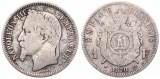 France, Second Empire, Napoleon III, 1 Franc Silver 1870BB