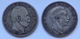 Kaiserreich: Preußen, 2 Mark Wilhelm I. + Wilhelm II. (1876 A...