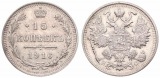 Russia, Empire, Nicholas II, 15 Kopeks Silver 1916 BC
