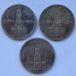 Deutsches Reich: 5 Mark Garnisonkirche 1934 (Jaeger 356), 3 St...