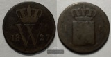Niederlande  1 Cent 1827  FM-Frankfurt  Gewicht: 3,85g Kupfer