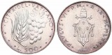 Vatican City, City State, 500 Lire Silver 1971/IX