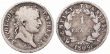 France, First Empire, Napoleon, 1 Franc Silver 1809A