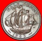 Ⰺ SCHIFF (1953-1970): GROSSBRITANNIEN ★ HALBER PENNY 1963!...