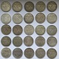Deutsches Reich: 25 x 2 Mark Hindenburg, zusammen 125 g Feinsi...